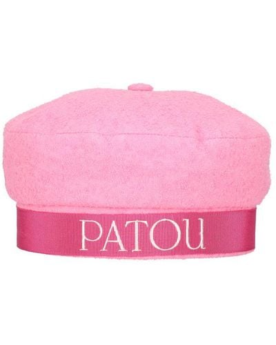 Patou Logo Beret - Pink