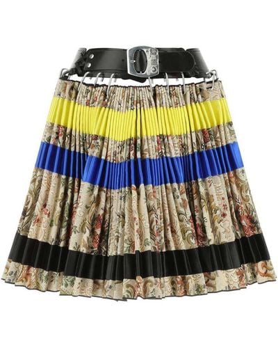Chopova Lowena Multicolour Wool Mini Skirt