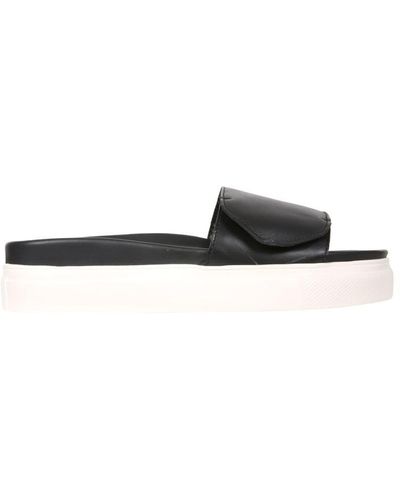 N°21 Slide Sandals With Logo - White