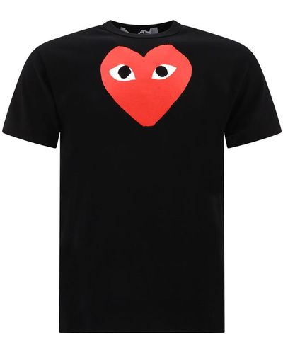 COMME DES GARÇONS PLAY "Mega Heart" T-Shirt - Black