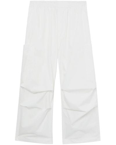 Sunnei Coulisse Cargo Trousers - White