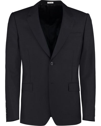 Alexander McQueen Single-breasted Two-button Jacket - Black