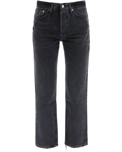 Agolde Lana Crop Mid-rise Jeans - Blue