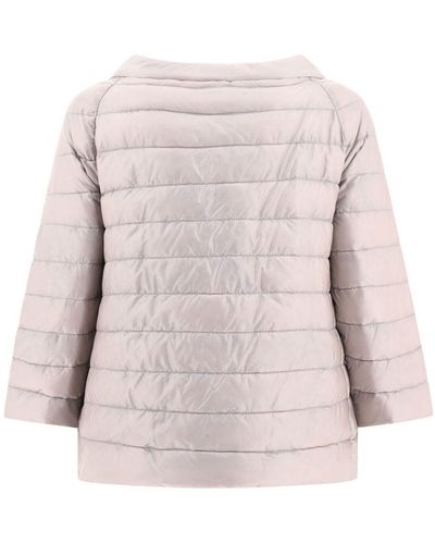 Herno Quilted Reversible Down Jacket - Pink