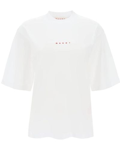 Marni Organic Cotton T Shirt - White