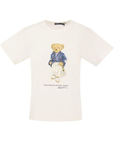 Polo Ralph Lauren Polo Bear Jersey T-shirt - White