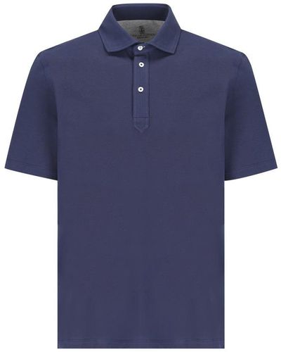 Brunello Cucinelli T-shirt And Polo - Blue
