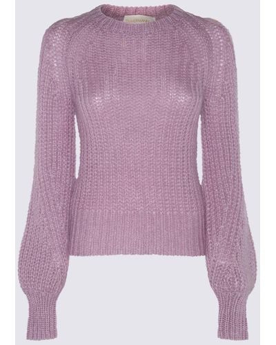 Zimmermann Dusty Lilac Mohair Blend Sweater - Purple