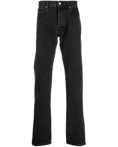 KENZO Bara Slim-cut Jeans - Black