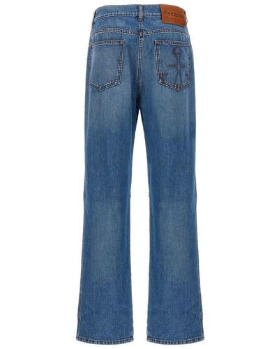 JW Anderson Cut-out Jeans - Blue