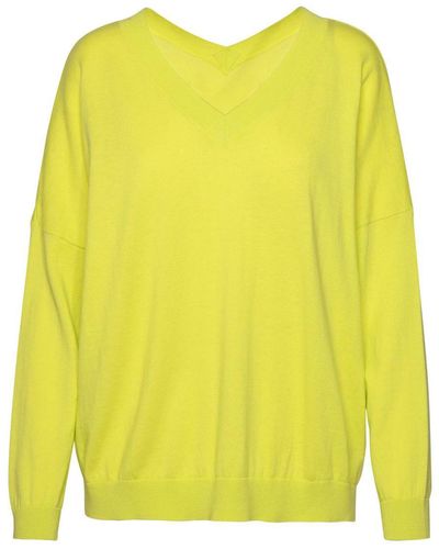 Crush Yellow Cashmere Blend Sweater