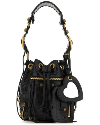 Balenciaga Bucket Bags - Black