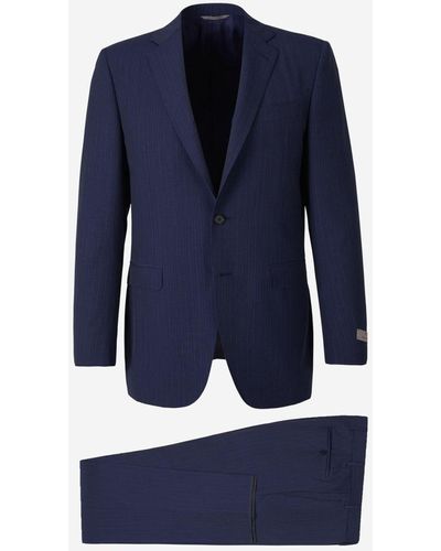 Canali Wool Suit - Blue