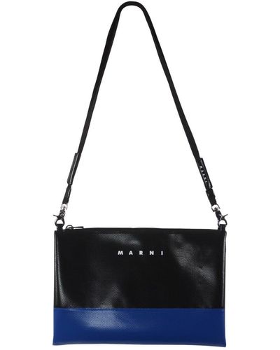 Marni Pouch With Logo - Black