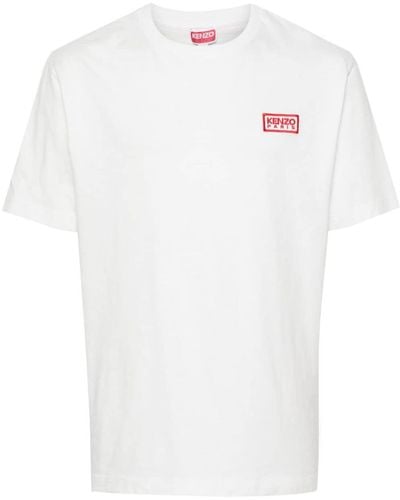 KENZO T-Shirt With Embroidery - White