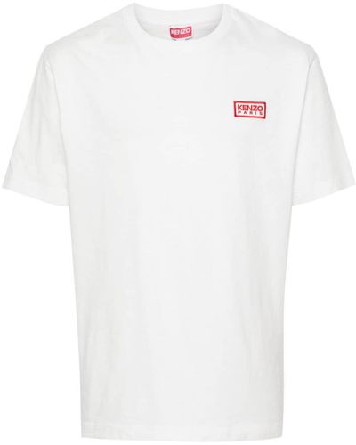 KENZO T-Shirt With Embroidery - White