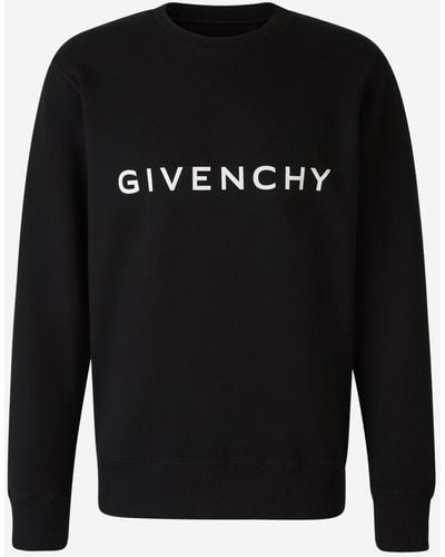 Givenchy Cotton Logo Sweatshirt - Black