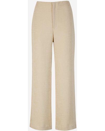 By Malene Birger Marchei Formal Trousers - Natural