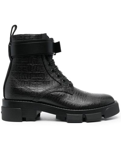 Givenchy Terra Biker Boots - Black