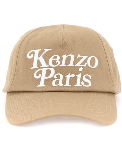 KENZO Utility Baseball Cap Hat - Natural