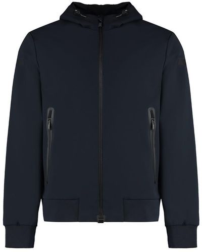 Rrd Summer Technical Fabric Hooded Jacket - Blue