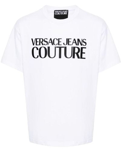 Versace Jeans Couture Raised Logo T-shirt - White