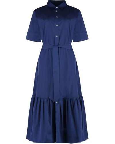 Polo Ralph Lauren Cotton Shirtdress - Blue