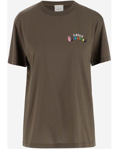 Patou T-shirts And Polos - Brown