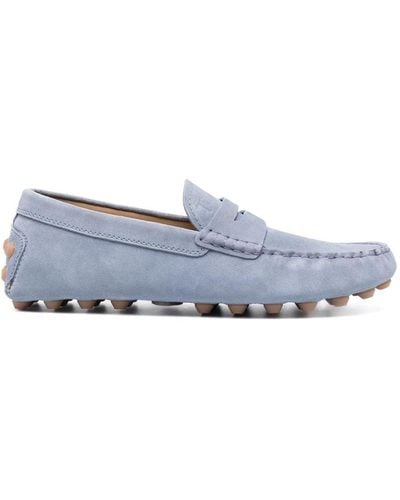 Tod's Gommino Suede Driving Loafers - Grey