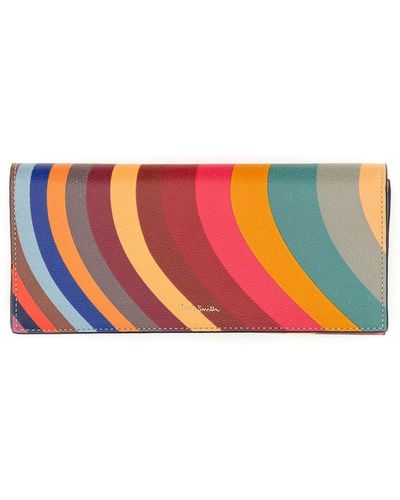 Paul Smith Tri-fold "swirl" Wallet - Multicolor