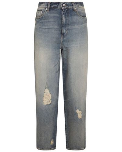 KENZO Denim Cotton Jeans - Gray