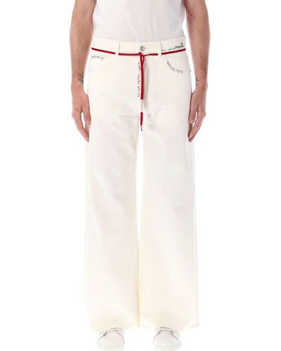 Marni Cotton Woven Pants - White