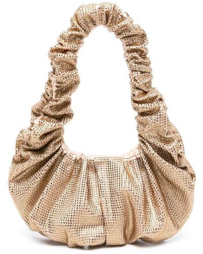 GIUSEPPE DI MORABITO Crystal Embellished Handbag - Natural