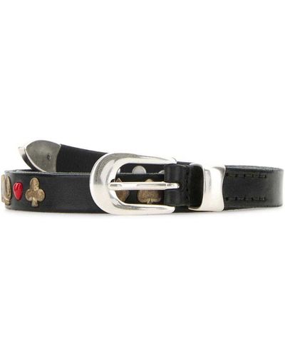 Our Legacy Belt With Buckle - White