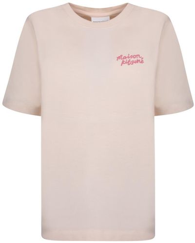 Maison Kitsuné T-Shirts - Pink