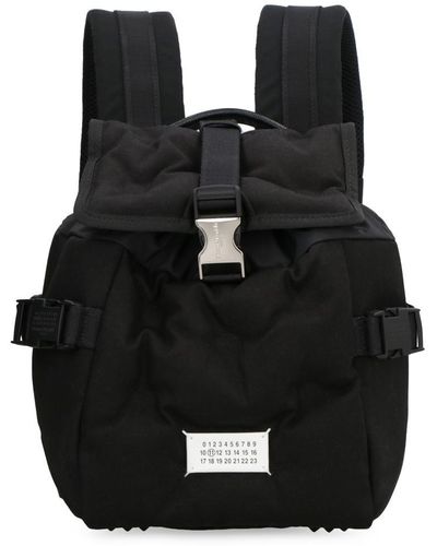 Maison Margiela Glam Slam Canvas Backpack - Black