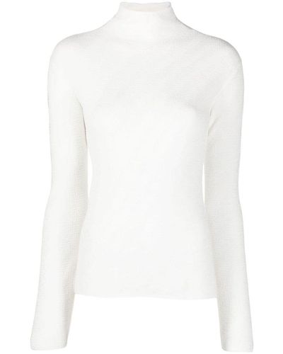 Emporio Armani High-neck Sweater - White