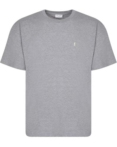 Saint Laurent T-Shirts - Gray