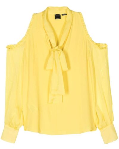 Pinko Off-the-shoulder Blouse - Yellow