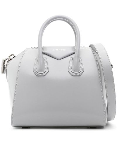 Givenchy Antigona Mini Leather Handbag - Gray