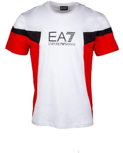 EA7 T-Shirts & Tops - Red