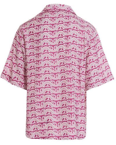 Gcds 'Waved Logo' Shirt - Pink