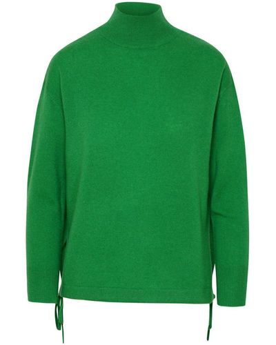 360cashmere Goldie Cashmere Turtleneck Sweater - Green