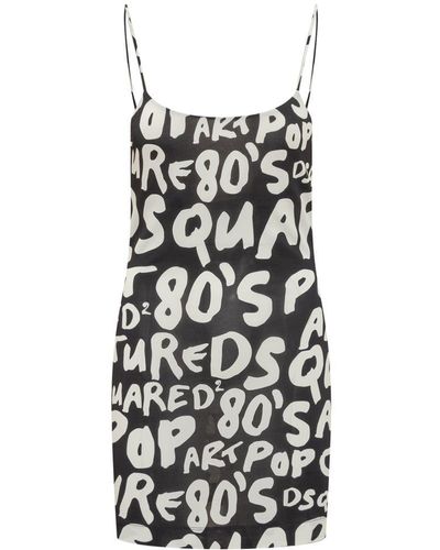 DSquared² 'd2 Pop 80's' Collection Dress, - White