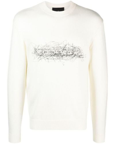 John Richmond Ortex Sweater - White