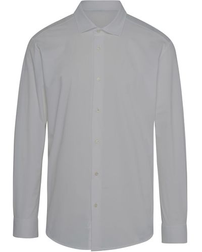 Brian Dales White Polyamide Miso Shirt - Grey