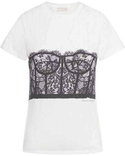 Alexander McQueen T-shirts And Polos White