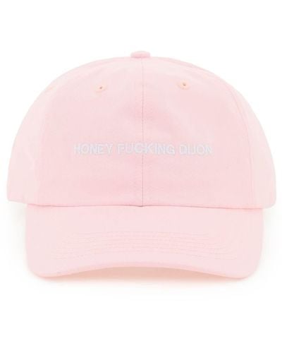 Honey Fucking Dijon Baseball Hat - Pink