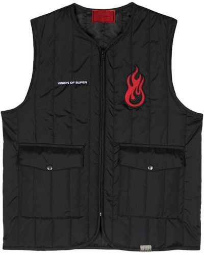 Vision Of Super Outwear Waistcoats - Black