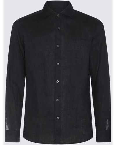 Altea Linen Shirt - Black